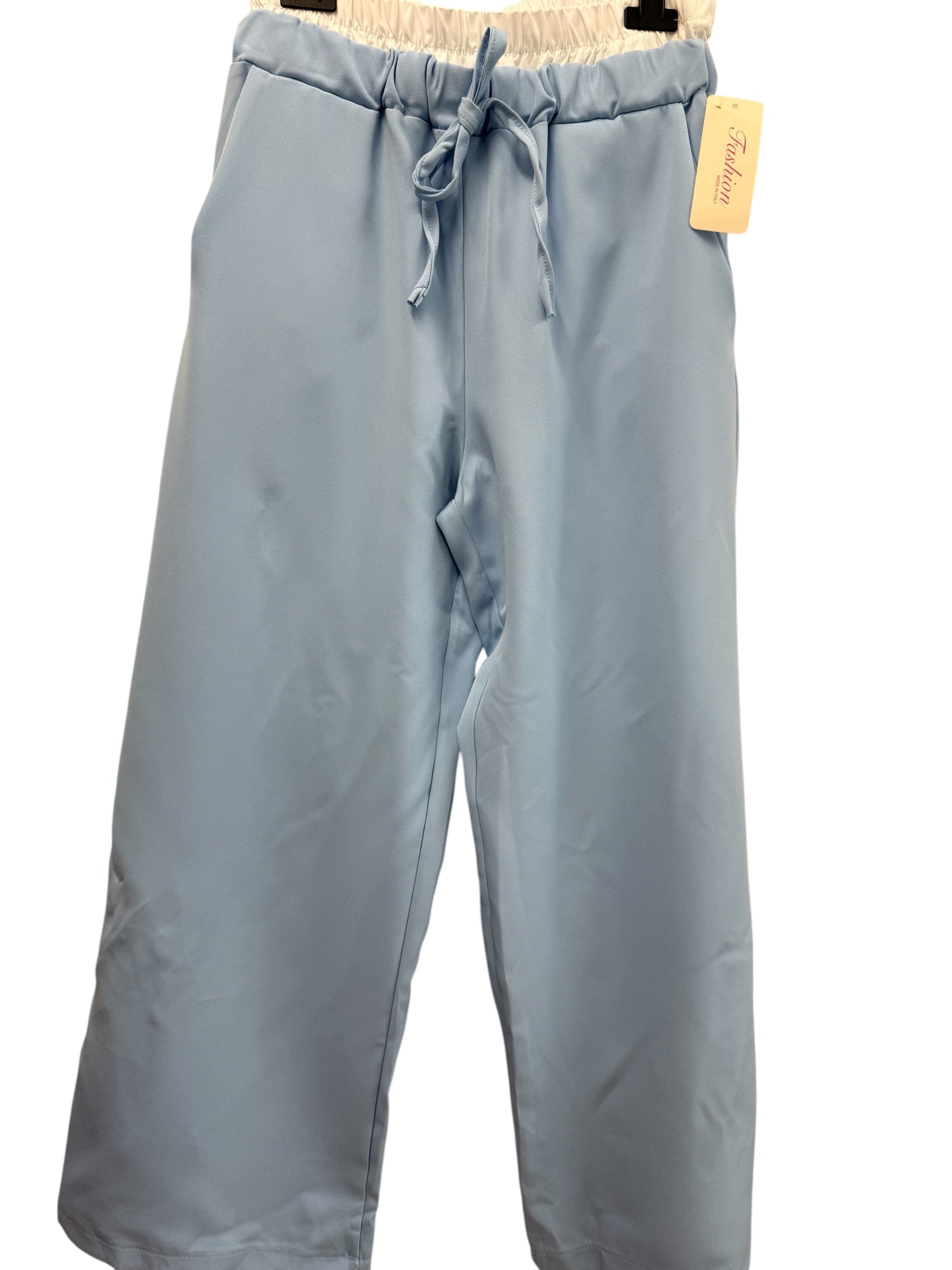Pantalone Fluido Gamba Larga conVita Elasticizzata