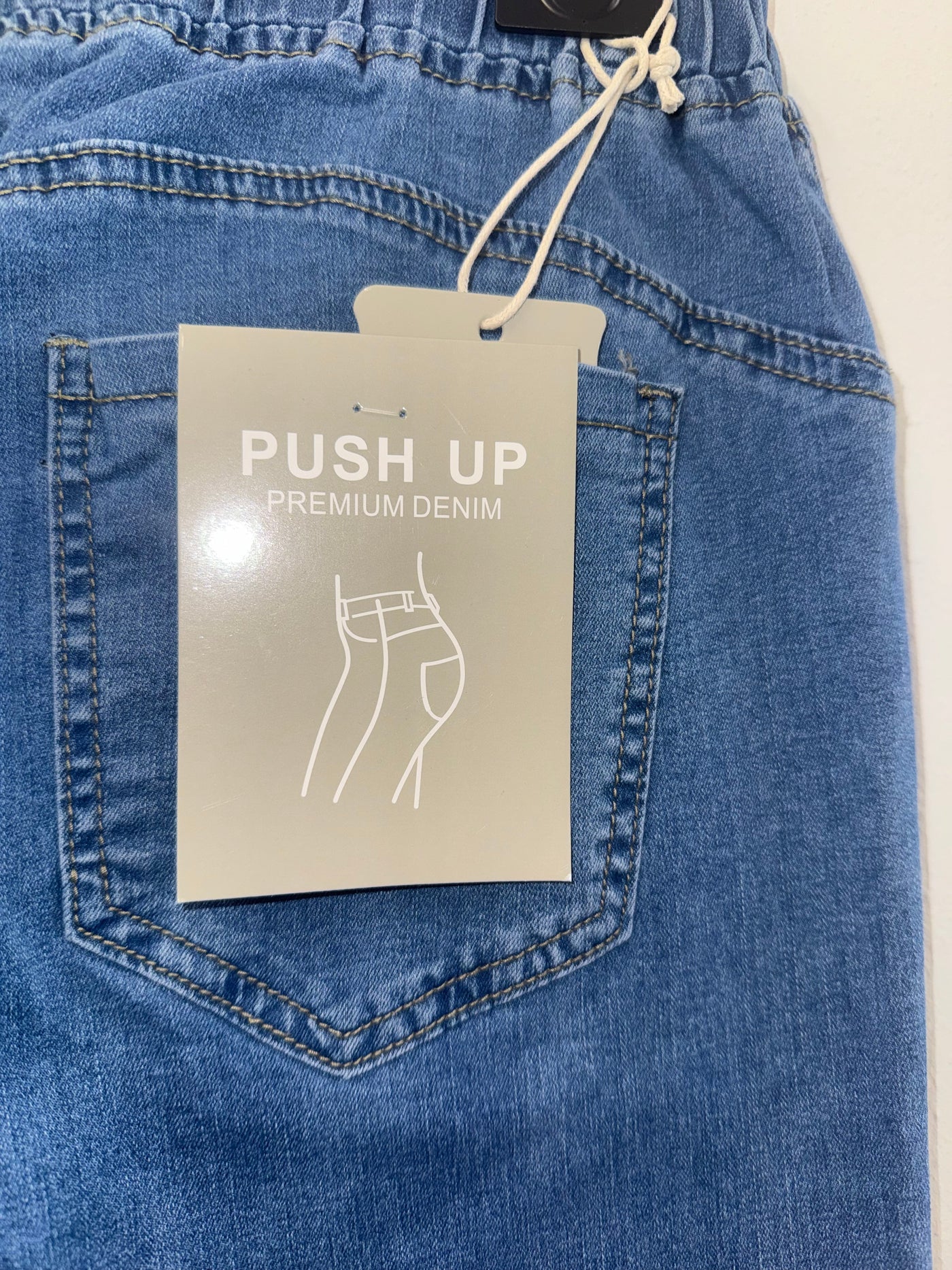 Jeans Ilda Elasticizzato con Borchiette