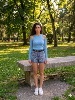 Maglia Costina Cut-Out Lumina