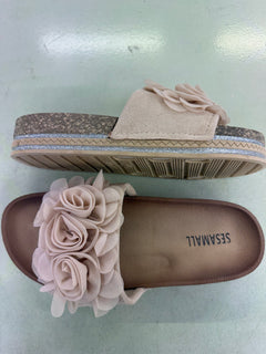 Ciabattine Glamour con Fiori Applicati