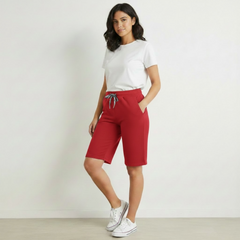 Bermuda Felpa Cotone – Coulisse Vita Regolabile