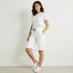 Bermuda Felpa Cotone – Coulisse Vita Regolabile