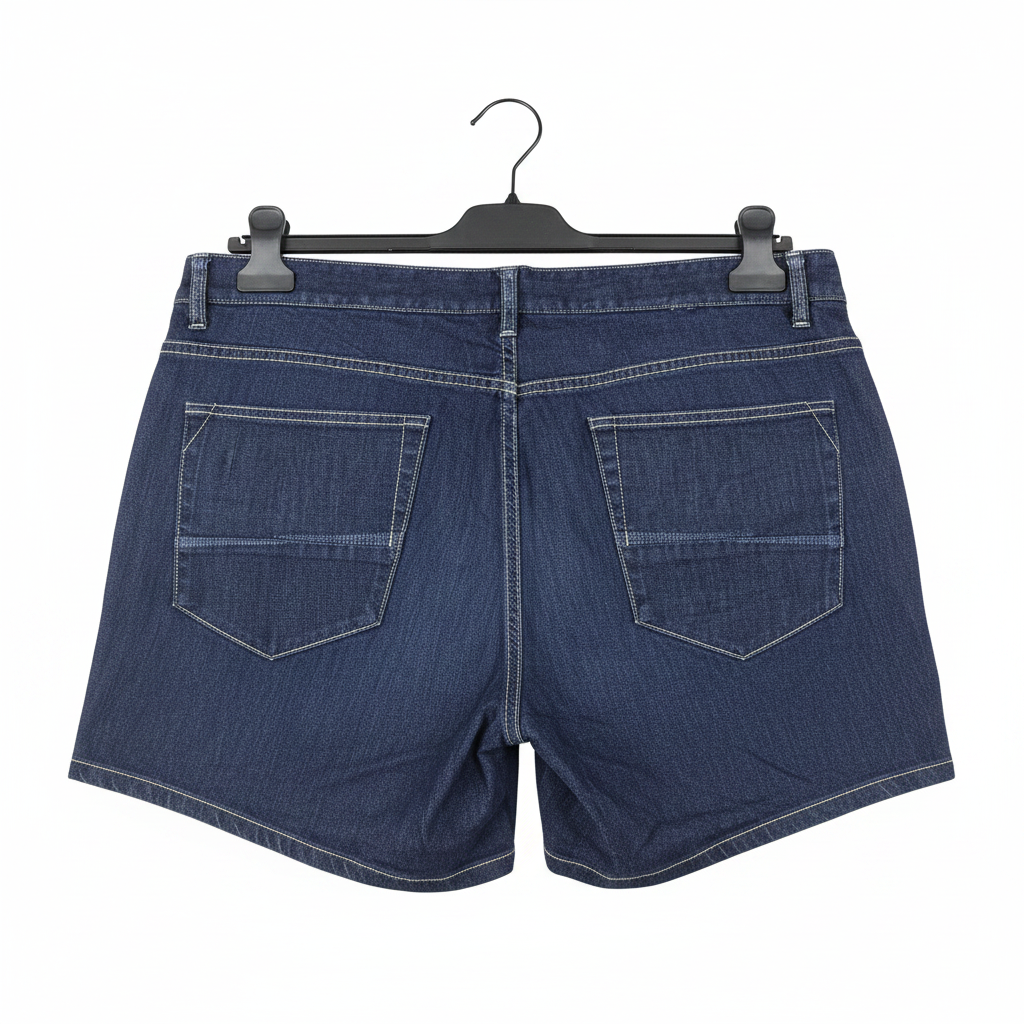 Short in Chambray - Vista posteriore